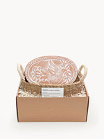 Load image into Gallery viewer, Bread Warmer and Basket | Terracotta Warmer with Woven Seagrass Basket
