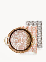 Load image into Gallery viewer, Bread Warmer &amp; Basket Gift Set with Tea Towel
