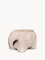 Load image into Gallery viewer, Terracotta Pot - Folk Elephant
