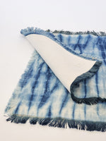 Load image into Gallery viewer, Tie Dye Cotton Placemats - Indigo Blue (Set of 4)
