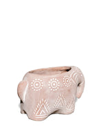 Load image into Gallery viewer, Terracotta Pot - Folk Elephant

