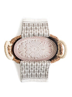 Load image into Gallery viewer, Bread Warmer &amp; Basket Gift Set with Tea Towel - Flower
