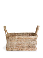 Load image into Gallery viewer, Bono Rectangular Storage Basket | Handwoven Jute Basket with Handles
