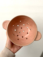 Load image into Gallery viewer, Pink Ceramic Berry Colander /Berry Basket
