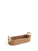 Load image into Gallery viewer, Seagrass Bread Baskets with White Handles
