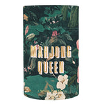 Load image into Gallery viewer, Gold Foil Stemless Wine Glass - Mahjong Queen
