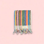Load image into Gallery viewer, Stripe Bubble Handloomed Turkish Hand Towels 17x38" Bohemian
