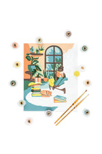 Load image into Gallery viewer, A Novel Afternoon | 8x10 paint-by-number kit
