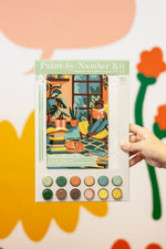 Load image into Gallery viewer, A Novel Afternoon | 8x10 paint-by-number kit
