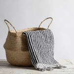 Load image into Gallery viewer, Stripe Bubble Handloomed Turkish Hand Towels 17x38" Bohemian
