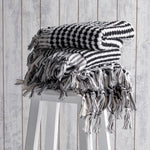 Load image into Gallery viewer, Stripe Bubble Handloomed Turkish Hand Towels 17x38" Bohemian
