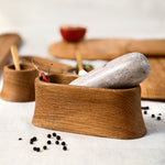 Load image into Gallery viewer, Belfort Oak Mortar and Marble Pestle

