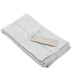 Load image into Gallery viewer, Grey Striped Cotton Napkins - Set Of 4
