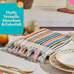 Load image into Gallery viewer, Stripe Bubble Handloomed Turkish Hand Towels 17x38" Bohemian
