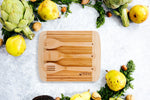 Load image into Gallery viewer, Bamboo Kitchen Collection Bundle - Two Pizza Peels, Cutting Board, and Knife Strip
