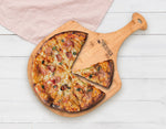 Load image into Gallery viewer, Bamboo Kitchen Collection Bundle - Two Pizza Peels, Cutting Board, and Knife Strip
