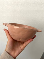 Load image into Gallery viewer, Pink Ceramic Berry Colander /Berry Basket
