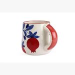 Load image into Gallery viewer, Set of Four Pomegranate Coffee Mugs
