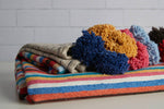 Load image into Gallery viewer, Colorful Striped Moroccan Tassel Blanket
