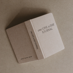 Load image into Gallery viewer, Linen One Line A Day Fabric Journal - Stationery Gifts
