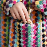 Load image into Gallery viewer, Colorful Pom Pom Bathrobe for Kids
