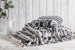 Load image into Gallery viewer, Stripe Bubble Handloomed Turkish Hand Towels 17x38" Bohemian
