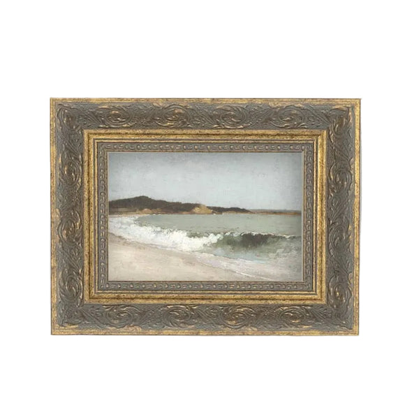 Beach Landscape Framed Antique Art | 5x7 Framed Art