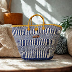 Load image into Gallery viewer, Handmade Sisal Straw Basket Tote Bag
