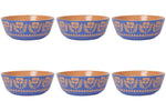 Load image into Gallery viewer, Set of 6 Bowl Imprint Teppi
