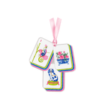 Load image into Gallery viewer, Mahjong Tiles Christmas Ornament with Satin Ribbon

