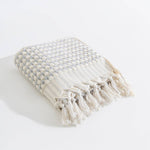 Load image into Gallery viewer, Pompom Bubble Handloomed Turkish Hand Towels farmhouse decor
