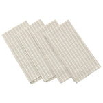 Load image into Gallery viewer, Grey Striped Cotton Napkins - Set Of 4
