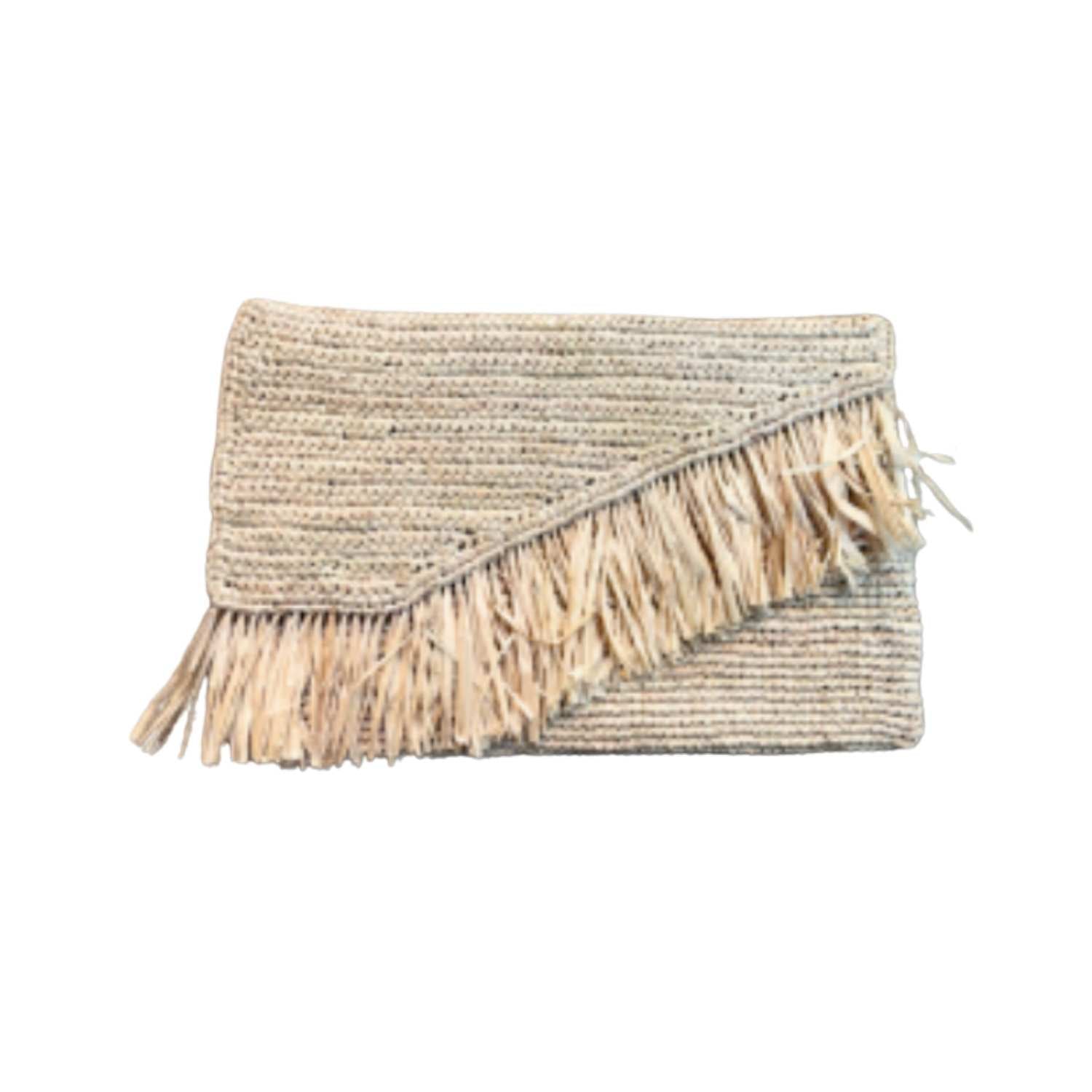 Raffia Clutch