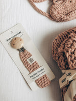 Load image into Gallery viewer, Boho Newborn Baby Gift Set | Organic Cotton Handknit Newborn Essentials
