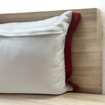 Load image into Gallery viewer, Merry Christmas Embroidered and  Applique Tree with Jute Embellishments Throw Pillow
