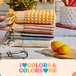 Load image into Gallery viewer, Stripe Bubble Handloomed Turkish Hand Towels 17x38" Bohemian
