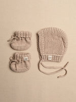 Load image into Gallery viewer, Boho Newborn Baby Gift Set | Organic Cotton Handknit Newborn Essentials
