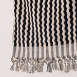 Load image into Gallery viewer, Plush Zigzag Handloomed Turkish Hand Towel
