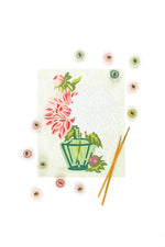 Load image into Gallery viewer, Dahlias in Vase | 8x10 paint-by-number kit
