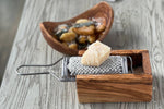 Load image into Gallery viewer, Italian Olivewood Box Cheese Grater
