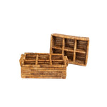 Load image into Gallery viewer, Banana Leaf Basket With Compartments
