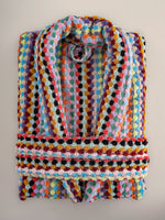 Load image into Gallery viewer, Pom Pom Plush Bathrobe
