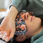 Load image into Gallery viewer, Eye Mask + Neck Wrap Bundle - Pom Blossom
