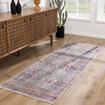 Load image into Gallery viewer, Burnt Orange Holi-2300 Washable Area Rug
