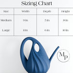 Load image into Gallery viewer, Swirl Sculptural Watering Can
