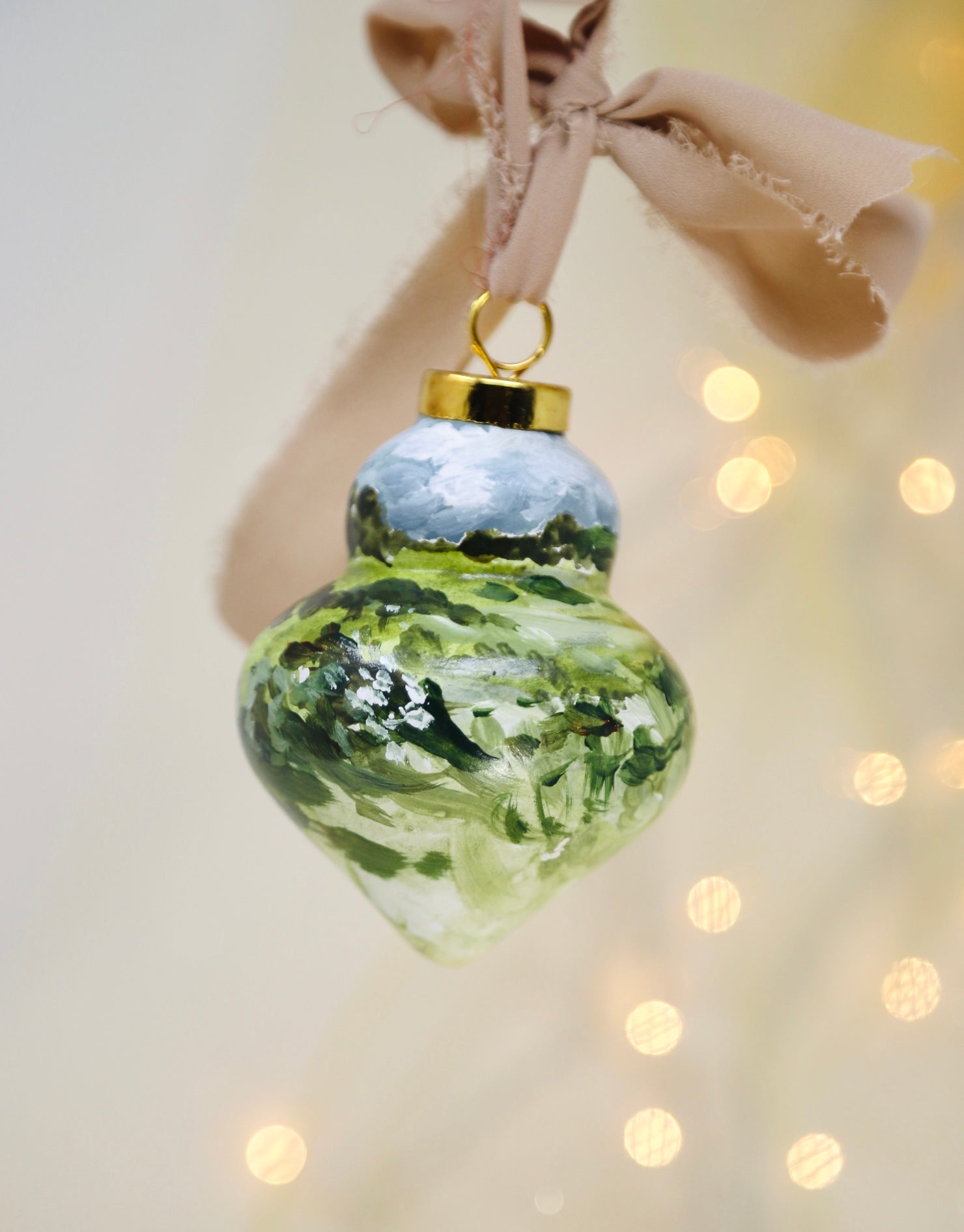 Handpainted Christmas ornament