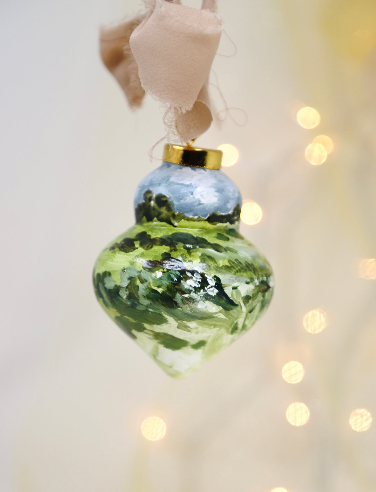 Handpainted Christmas ornament
