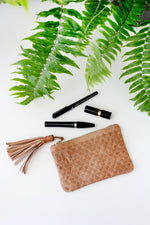 Load image into Gallery viewer, Handmade Leather Clutch with Tassel
