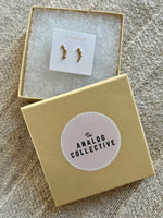 Load image into Gallery viewer, Gold Crawler Earrings
