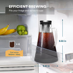 Load image into Gallery viewer, Cold Brew Maker | Glass with Stainless Steel Filter
